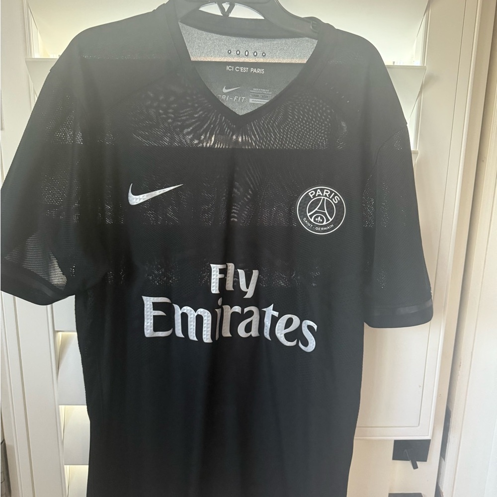 Nike Dri-FIT Paris Tee in Black and Gray